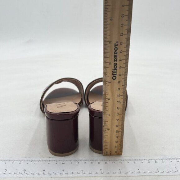 NYC Women's Stylish Silver and Brown Slippers - Picture 4 of 6